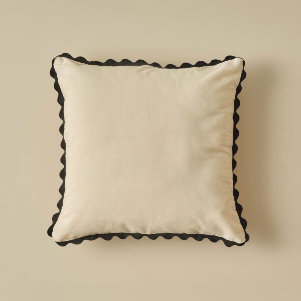 Madrid Cotton Filled Cushion 43 x 43 cm - White