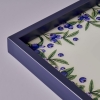 Blueberry Tray 37 x 22 cm - Purple / Green / White