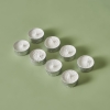 8 Pieces Flor Tealight Candle Set 12 gr - White