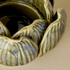 Lotus Candle Holder 8 x 8 x 5 cm - Green
