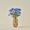 Nilda Glass Vase 12 x 23 cm - Brown