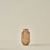 Nilda Glass Vase 12 x 23 cm - Brown