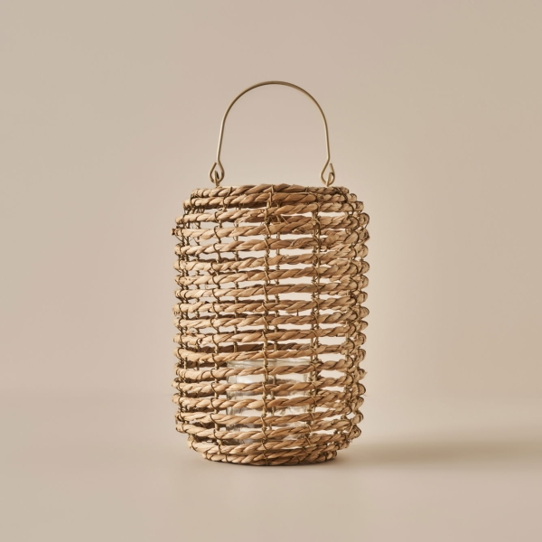 Cina Lantern 22 x 31 cm - Beige