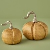 Pumpkin Decorative Object 16 x 16 cm - Light Brown