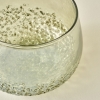 Shiny Glass Candle Holder 11 x 11 x 8 cm - Green
