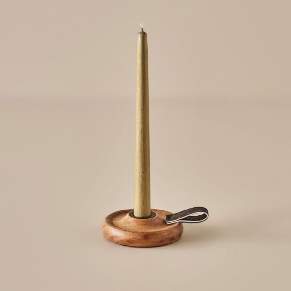 Carlo Candle Holder 10 x 2 cm - Brown