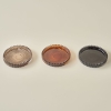 Jordi Decorative Plate 10 x 10 x 1.5 cm - Amber