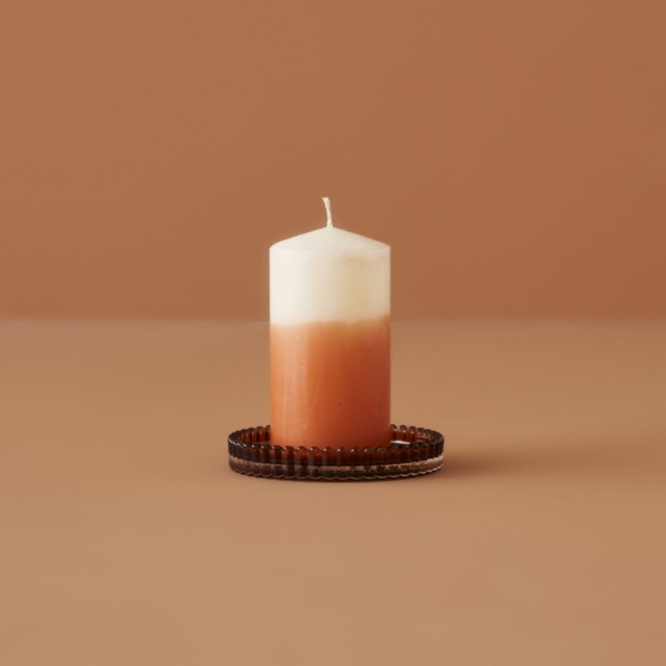 Jordi Decorative Plate 10 x 10 x 1.5 cm - Amber