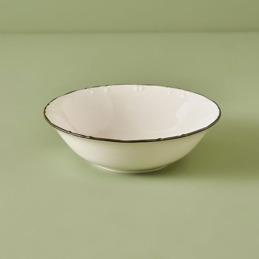 Jolly Salad Bowl 23 cm - White / Gr..