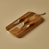 4 Pieces Parm Cheese Serving Set 32 x 17.5 cm - Brown