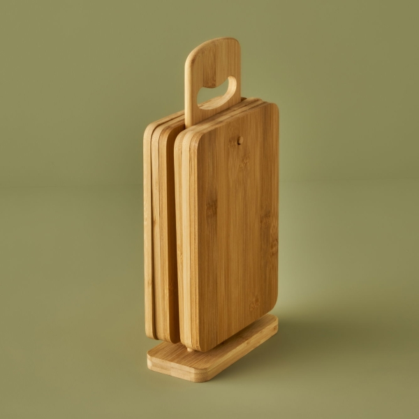 6 Pieces Craft Cutting Board Set 33 x 15 x 7 cm - Beige