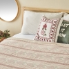 Jolly Jacquard Cotton Double Bedspread 220 x 240 cm - Red / Green