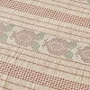 Jolly Jacquard Cotton Double Bedspread 220 x 240 cm - Red / Green