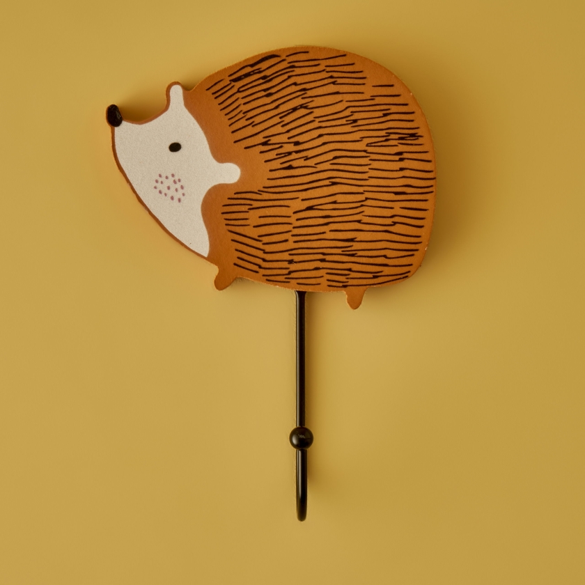 Hedgehog Kids Hanger 11 x 11 x 3 cm..