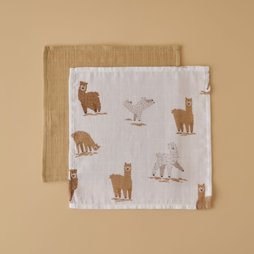 4 Pieces Alpaca Mouth Wiping Cloth ..