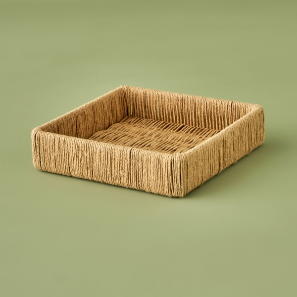 Naturella Napkin Holder 18 x 18 x 4 cm - Beige