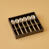 6 Pieces Siena Teaspoon Set 12.5 cm - Silver