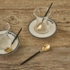 6 Pieces Siena Teaspoon Set - Gold / Black