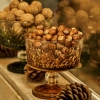 Colored Footed Presentation Stand 15 cm - Amber