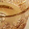 Colored Footed Presentation Stand 15 cm - Amber