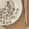 26 Pieces Vintage Porcelain Breakfast Set - Blue / White