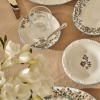 26 Pieces Vintage Porcelain Breakfast Set - Blue / White