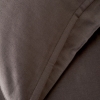 2 Pieces Supreme Cotton  Satin Pillowcase Set 50 x 70 cm - Brown