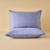 2 Pieces Supreme Cotton Satin Pillowcase Set 50 x 70 cm - Blue