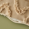 Nate Cotton Filled Decorative Pillow 43 x 43 cm - Beige