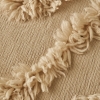 Nate Cotton Filled Decorative Pillow 43 x 43 cm - Beige