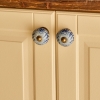 2 Pieces Cora Handle Set 6.5 x 4 x 4 cm - Blue / Cream