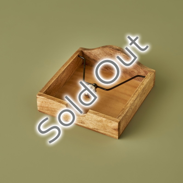 Noir Napkin Holder 19 x 18.5 x 7.5 cm - Multicolor