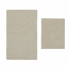 2 Pieces Roma Bath Mat Set - Ecru