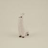 25 cm Baby Lama Shaped Cushion - White