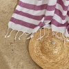 90 x 160 cm Lina Peshtamal Beach Towel - Plum