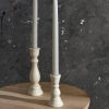 5 x 5 x 10 cm Vonda Candlestick - Natural