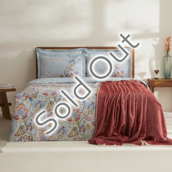 5 Pieces Flamen 200 x 220 cm Double Duvet Cover Blanket Set - Multicolor