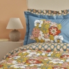 4 Pieces Renie 200 x 220 cm Double Ranforce Duvet Cover Set - Mustard