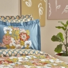 4 Pieces Renie 200 x 220 cm Double Ranforce Duvet Cover Set - Mustard