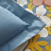 4 Pieces Renie 200 x 220 cm Double Ranforce Duvet Cover Set - Mustard