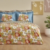 4 Pieces Renie 200 x 220 cm Double Ranforce Duvet Cover Set - Mustard