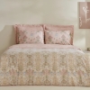 4 Pieces Flovy 200 x 220 cm Cotton Double Duvet Cover Set - Powder
