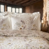 4 Pieces Lussi 160 x 220 cm Cotton Single Duvet Cover Set - Yellow / White