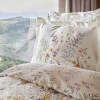 4 Pieces Lussi 160 x 220 cm Cotton Single Duvet Cover Set - Yellow / White