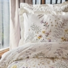 4 Pieces Lussi 160 x 220 cm Cotton Single Duvet Cover Set - Yellow / White