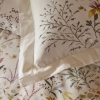4 Pieces Lussi 160 x 220 cm Cotton Single Duvet Cover Set - Yellow / White