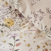 4 Pieces Lussi 160 x 220 cm Cotton Single Duvet Cover Set - Yellow / White