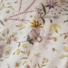 4 Pieces Lussi 160 x 220 cm Cotton Single Duvet Cover Set - Yellow / White