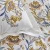 3 Pieces Indra 160 x 220 cm Cotton Single Duvet Cover Set - Yellow / White