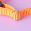 X Paw Dusty Cat Collar - Orange